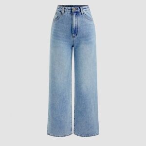 Midrise straight leg jeans